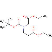 Ethyl 3-[(N-tert-butoxycarbonylethoxycarbonyl)methylamino]propanoate