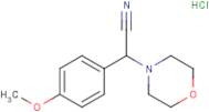 2-(4-Methoxyphenyl)-2-(morpholin-4-yl)acetonitrile hydrochloride