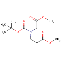 Methyl 3-[N-tert-butoxycarbonylmethoxycarbonyl)methylamino]propanoate