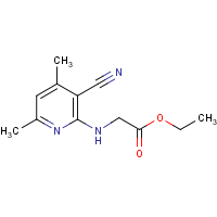 Ethyl (3-cyano-4,6-dimethylpyridin-2-yl)aminoacetate