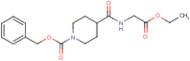 1-Benzyloxycarbonyl-4-(ethoxycarbonylmethylcarbamoyl)piperidine