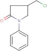 3-(Chloromethyl)-5-oxo-1-phenylpyrrolidine