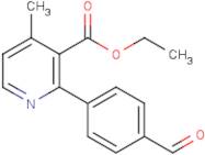 Ethyl 2-(4-formylphenyl)-4-methylpyridine-3-carboxylate