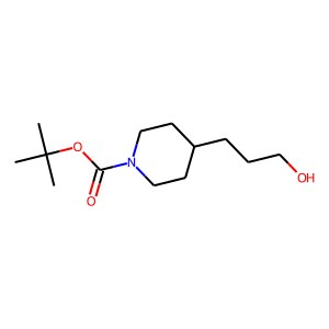 4-(3-Hydroxyprop-1-yl)piperidine, N-BOC protected