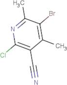 5-Bromo-2-chloro-3-cyano-4,6-dimethylpyridine