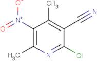 2-Chloro-3-cyano-4,6-dimethyl-5-nitropyridine