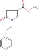 Methyl 1-(2-phenyl)ethylpyrrolidin-5-one-3-carboxylate