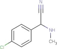 2-(4-Chlorophenyl)-2-(methylamino)acetonitrile