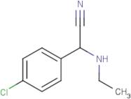 2-(4-Chlorophenyl)-2-(ethylamino)acetonitrile
