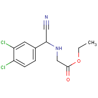 Ethyl 2-{[cyano(3,4-dichlorophenyl)methyl]amino}acetate