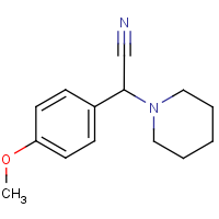 2-(4-Methoxyphenyl)-2-(piperidin-1-yl)acetonitrile