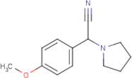 2-(4-Methoxyphenyl)-2-(pyrrolidin-1-yl)acetonitrile