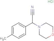 2-(4-Methylphenyl)-2-(morpholin-4-yl)acetonitrile hydrochloride