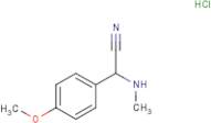 2-(4-Methoxyphenyl)-2-(methylamino)acetonitrile hydrochloride