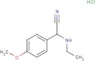 2-(Ethylamino)-2-(4-methoxyphenyl)acetonitrile hydrochloride