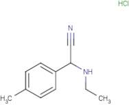 2-(Ethylamino)-2-(4-methylphenyl)acetonitrile hydrochloride