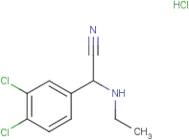 2-(3,4-Dichlorophenyl)-2-(ethylamino)acetonitrile hydrochloride