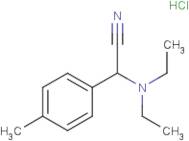 2-(Diethylamino)-2-(4-methylphenyl)acetonitrile hydrochloride