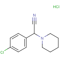 2-(4-Chlorophenyl)-2-(piperidin-1-yl)acetonitrile hydrochloride