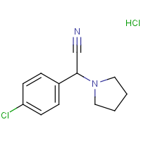 2-(4-Chlorophenyl)-2-(pyrrolidin-1-yl)acetonitrile hydrochloride