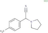 2-(4-Methylphenyl)-2-(pyrrolidin-1-yl)acetonitrile hydrochloride