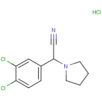 2-(3,4-Dichlorophenyl)-2-(pyrrolidin-1-yl)acetonitrile hydrochloride