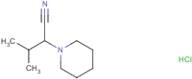 3-Methyl-2-(1-piperidin-1-yl)butyronitrile hydrochloride