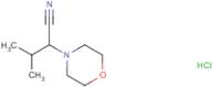 3-Methyl-2-(1-morpholin-4-yl)butyronitrile hydrochloride