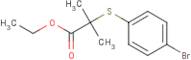 Ethyl 2-(4-bromophenyl)thio-2-methylpropionate