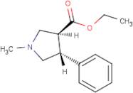 Ethyl trans-1-methyl-4-phenylpyrrolidine-3-carboxylate