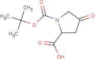 1-tert-(Butoxycarbonyl)pyrrolidin-4-one-2-carboxylic acid