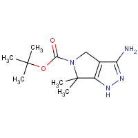 3-Amino-6,6-dimethyl-1,4,5,6-tetrahydropyrrolo[3,4-c]pyrazole, N5-BOC protected