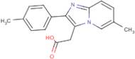 2-(4-Methylphenyl)-6-methylimidazole[1,2-a]-pyridine-3-acetic acid