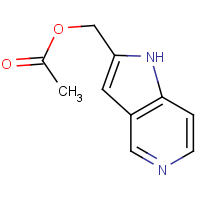 (1H-Pyrrolo[3,2-c]pyridin-2-yl)methyl acetate