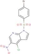 1-(4-Bromophenylsulfonyl)-4-chloro-5-nitro-1H-pyrrolo[2,3-b]pyridine
