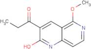 1-(2-Hydroxy-5-methoxy-1,6-naphthyridin-3-yl)propan-1-one