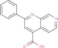 2-Phenyl-1,7-naphthyridine-4-carboxylic acid