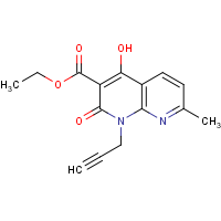 Ethyl 4-hydroxy-7-methyl-2-oxo-1-(prop-2-ynyl)-1,2-dihydro-1,8-naphthyridine-3-carboxylate