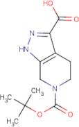 6-(tert-Butoxycarbonyl)-4,5,6,7-tetrahydro-1H-pyrazolo[3,4-c]pyridine-3-carboxylic acid