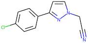 3-(4-Chlorophenyl)-1H-pyrazole-1-acetonitrile