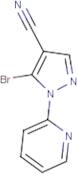 5-Bromo-1-(pyridin-2-yl)-1H-pyrazole-4-carbonitrile