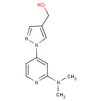 (1-(2-(Dimethylamino)pyridin-4-yl)-1H-pyrazol-4-yl)methanol