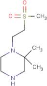 1-(2-Methanesulfonylethyl)-2,2-dimethylpiperazine