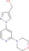 (1-(2-Morpholinopyridin-4-yl)-1H-pyrazol-4-yl)methanol