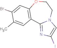 9-Bromo-2-iodo-10-methyl-5,6-dihydrobenzo[f]imidazo[1,2-d][1,4]oxazepine