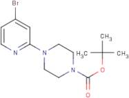4-(4-Bromopyridin-2-yl)piperazine, N1-BOC protected