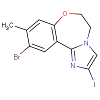 10-Bromo-2-iodo-9-methyl-5,6-dihydrobenzo[f]imidazo[1,2-d][1,4]oxazepine