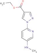 Ethyl 1-(5-(methylamino)pyridin-2-yl)-1H-pyrazole-4-carboxylate