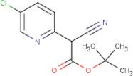 tert-Butyl 2-(5-chloropyridin-2-yl)-2-cyanoacetate