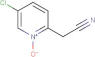 5-Chloro-2-(cyanomethyl)pyridine 1-oxide